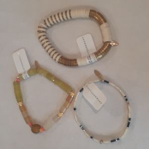 Anthroplogie Serifina bracelets
